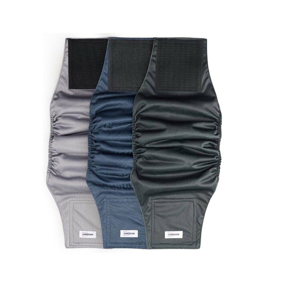 Washable Dog Diapers Male Reusable Pack of 3 High Absorbing Premium Belly BandXL